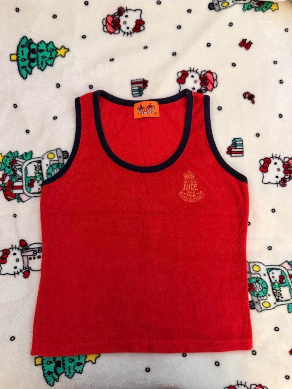 Vintage Y2K Juicy Couture "Miss Juice" terry cloth tank top